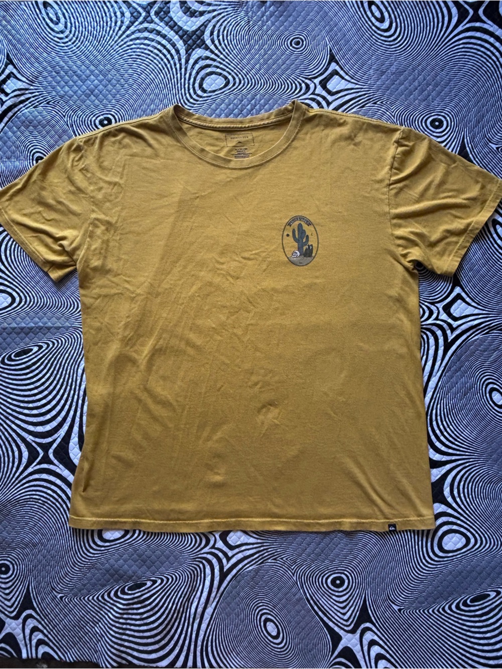 Quiksilver Mustard Crewneck Tee
